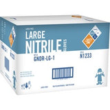 Safety Zone Powdered Blue Nitrile Gloves
