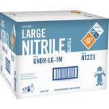 Safety Zone Powdered Blue Nitrile Gloves