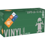 Safety Zone Powdered Blue Nitrile Gloves