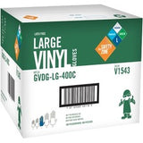 Safety Zone Powdered Green Vinyl Gloves