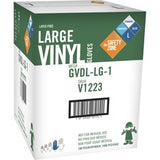 Safety Zone Powdered Blue Vinyl Gloves