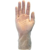 Safety Zone Powdered Clear Vinyl Gloves