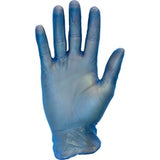 Safety Zone Powder Free Blue Vinyl Gloves