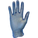 Safety Zone Powder Free Blue Synthetic Gloves
