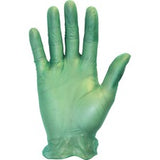 Safety Zone Powder Free Green Vinyl Gloves