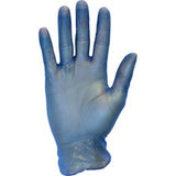 Safety Zone Powder Free Blue Vinyl Gloves
