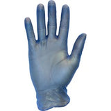 Safety Zone Powder Free Blue Synthetic Gloves