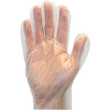 Safety Zone Clear Powder Free Polyethylene Gloves