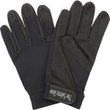 Safety Zone Black High Dexterity with Stretch Nylon Back & Vibration Absorbing Palm Mechanics Gloves