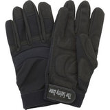Safety Zone Black High Dexterity with Stretch Nylon Back & Vibration Absorbing Palm Mechanics Gloves
