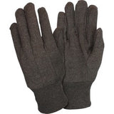Safety Zone Brown Jersey Gloves