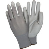 Safety Zone Gray Coated Knit Gloves