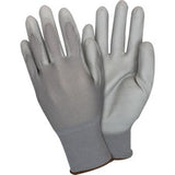 Safety Zone Gray Coated Knit Gloves