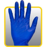 Safety Zone Powdered Blue Latex Gloves