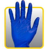 Safety Zone Powdered Blue Latex Gloves