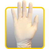Safety Zone Powdered Natural Latex Gloves