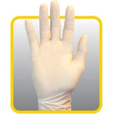 Safety Zone Powdered Natural Latex Gloves
