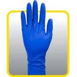 Safety Zone 12" Powder Free Blue Latex Gloves