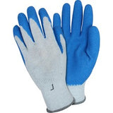 Safety Zone Blue/Gray Coated Knit Gloves