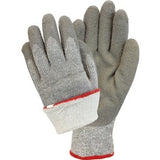 Safety Zone Gray Latex Coated String Knit with Terry Loop Thermal Lining