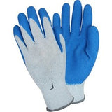 Safety Zone Blue/Gray Coated Knit Gloves