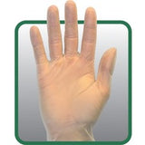 Safety Zone Powdered Clear Vinyl Gloves
