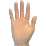 Safety Zone Powdered Clear Vinyl Gloves