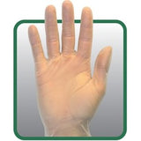 Safety Zone Powdered Clear Vinyl Gloves