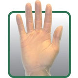 Safety Zone Powder Free Clear Vinyl Gloves
