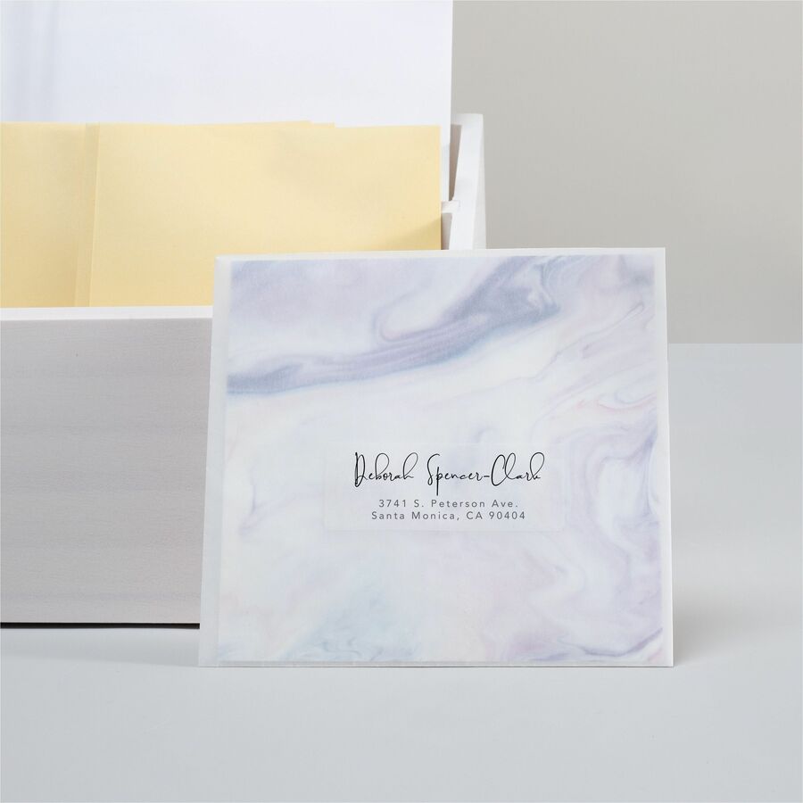 Avery Address Labels, 1" x 2-5/8" , Matte Clear, 1,500ct (5660)