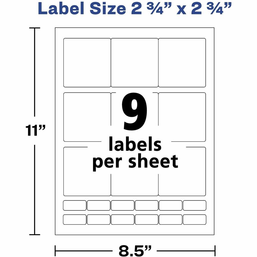 Avery® 3-1/2" Diskette Labels