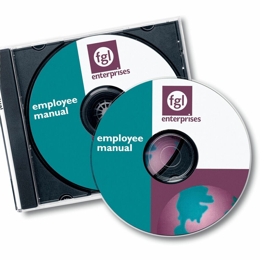 Avery® Color Laser White Matte CD/DVD Labels