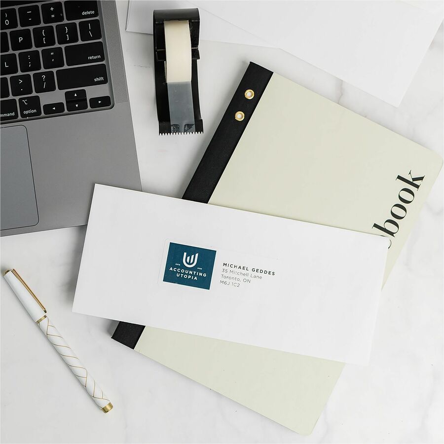 Avery® White Rectangle Labels with Easy Peel