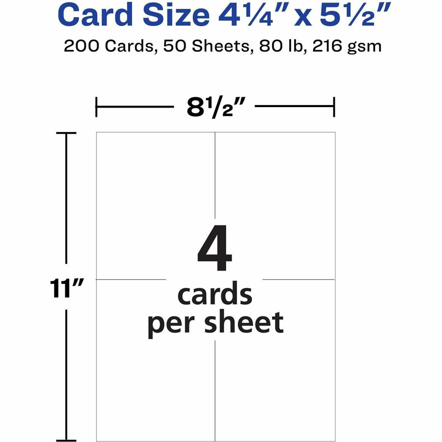 Avery® Postcards
