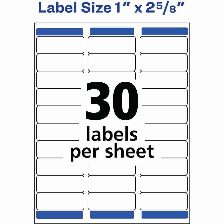Avery® Removable I.D. Laser/Inkjet Labels