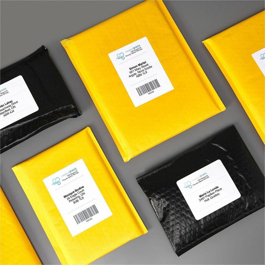 Avery® White Rectangle Labels with Sure Feed Technology