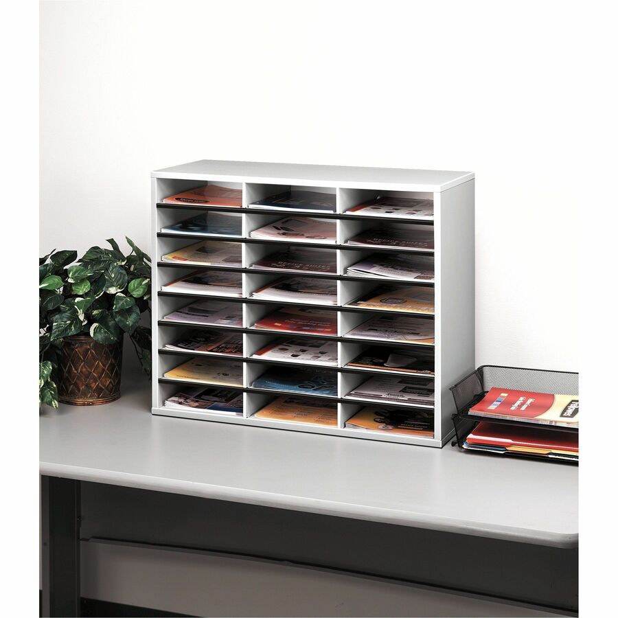 Fellowes 24-Compartment Sorter Literature Organizer