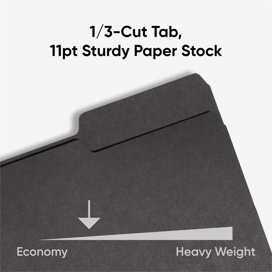 Smead 1/3 Tab Cut Letter Recycled Interior File Folder