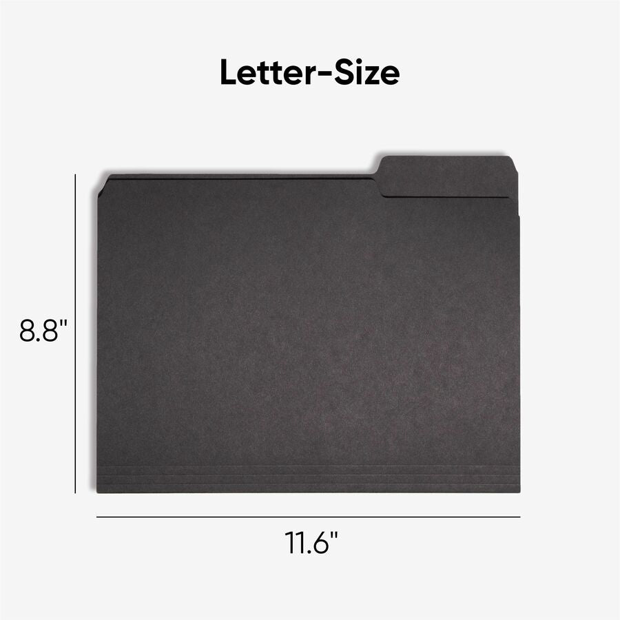 Smead 1/3 Tab Cut Letter Recycled Interior File Folder
