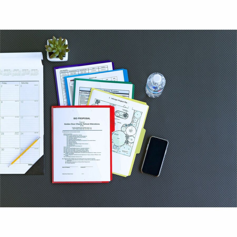 Smead 1/3 Tab Cut Letter Top Tab File Folder