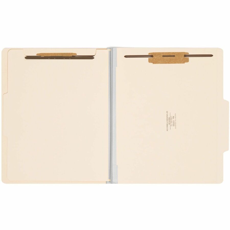 Smead 2/5 Tab Cut Letter Recycled Classification Folder