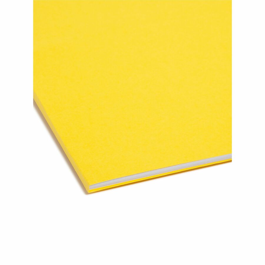 Smead Colored 1/3 Tab Cut Legal Recycled Fastener Folder