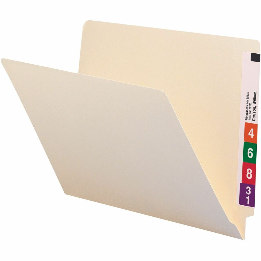 Smead Straight Tab Cut Letter Recycled End Tab File Folder