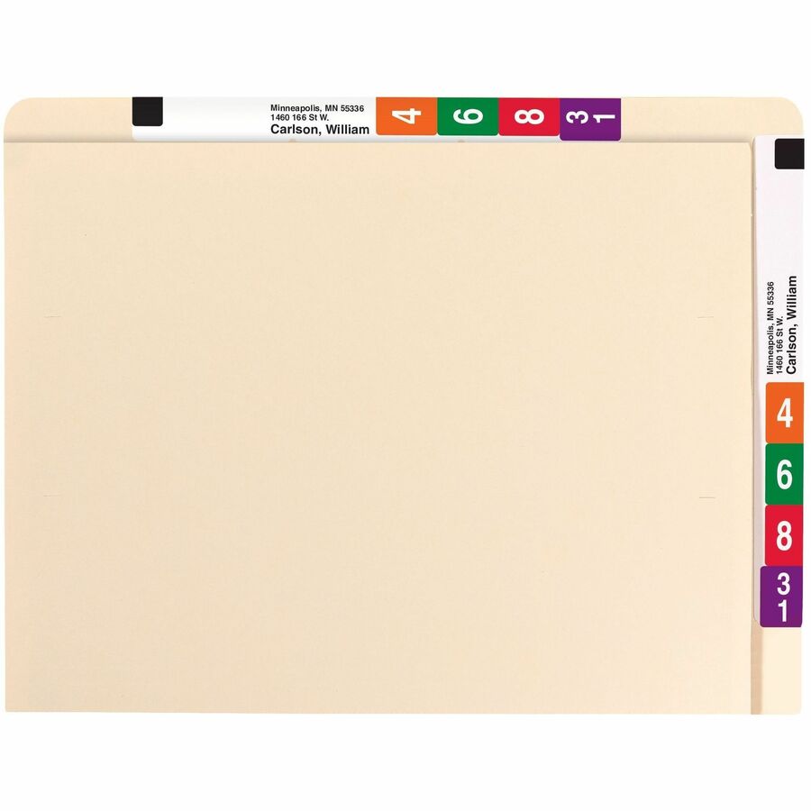 Smead Letter Recycled End Tab File Folder