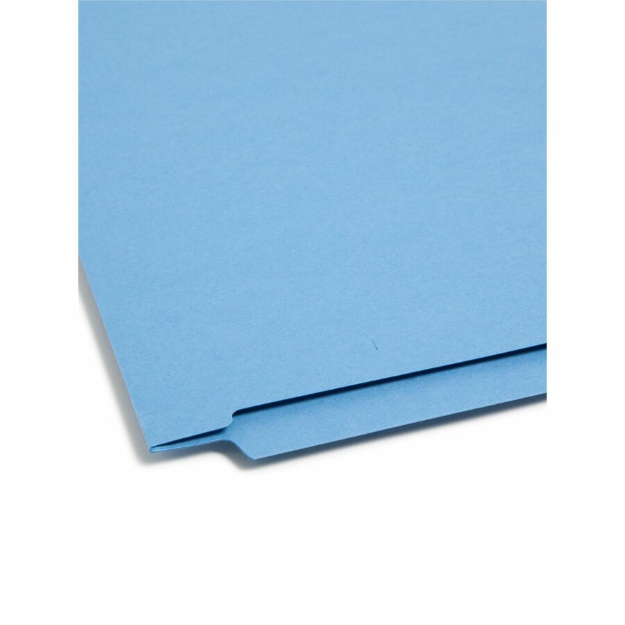 Smead Shelf-Master Straight Tab Cut Letter Recycled Fastener Folder