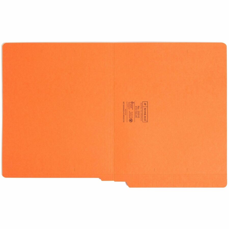Smead Shelf-Master Straight Tab Cut Letter Recycled End Tab File Folder