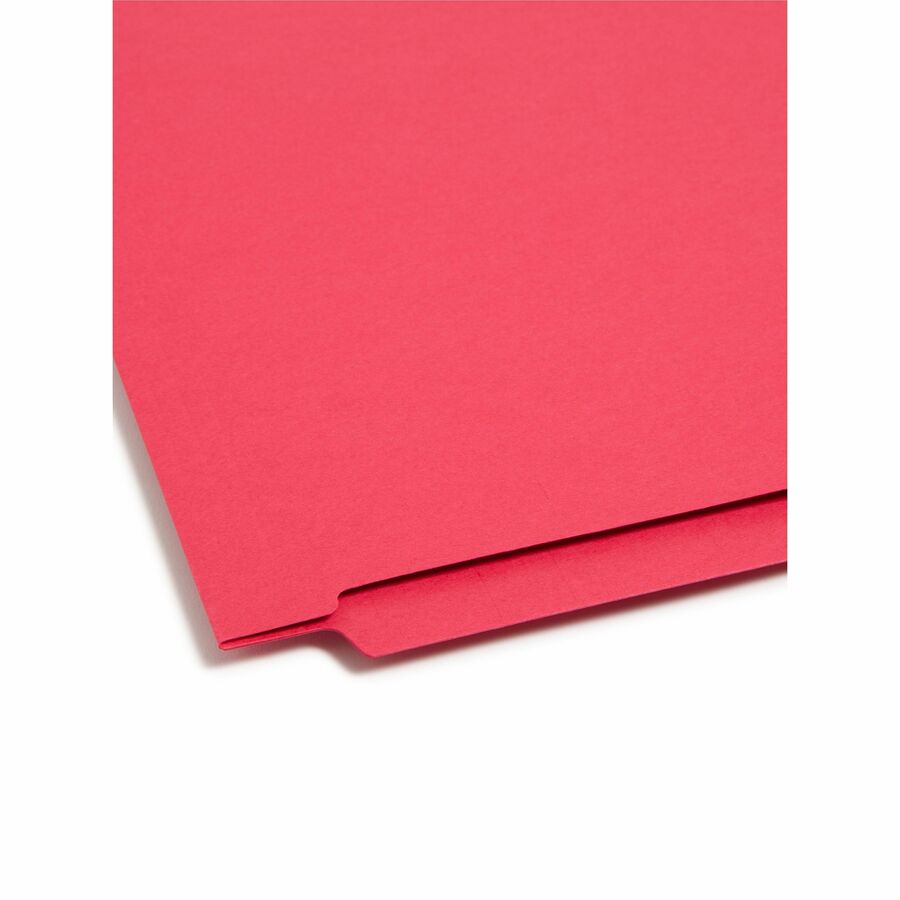 Smead Shelf-Master Straight Tab Cut Letter Recycled End Tab File Folder