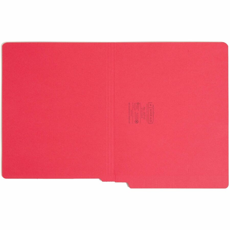 Smead Shelf-Master Straight Tab Cut Letter Recycled End Tab File Folder