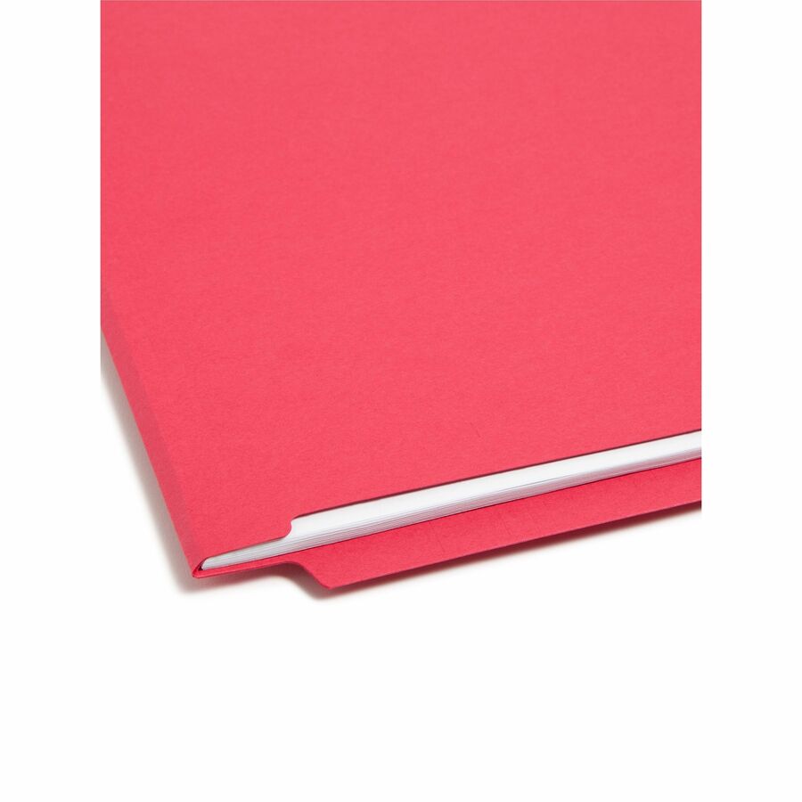 Smead Shelf-Master Straight Tab Cut Letter Recycled End Tab File Folder