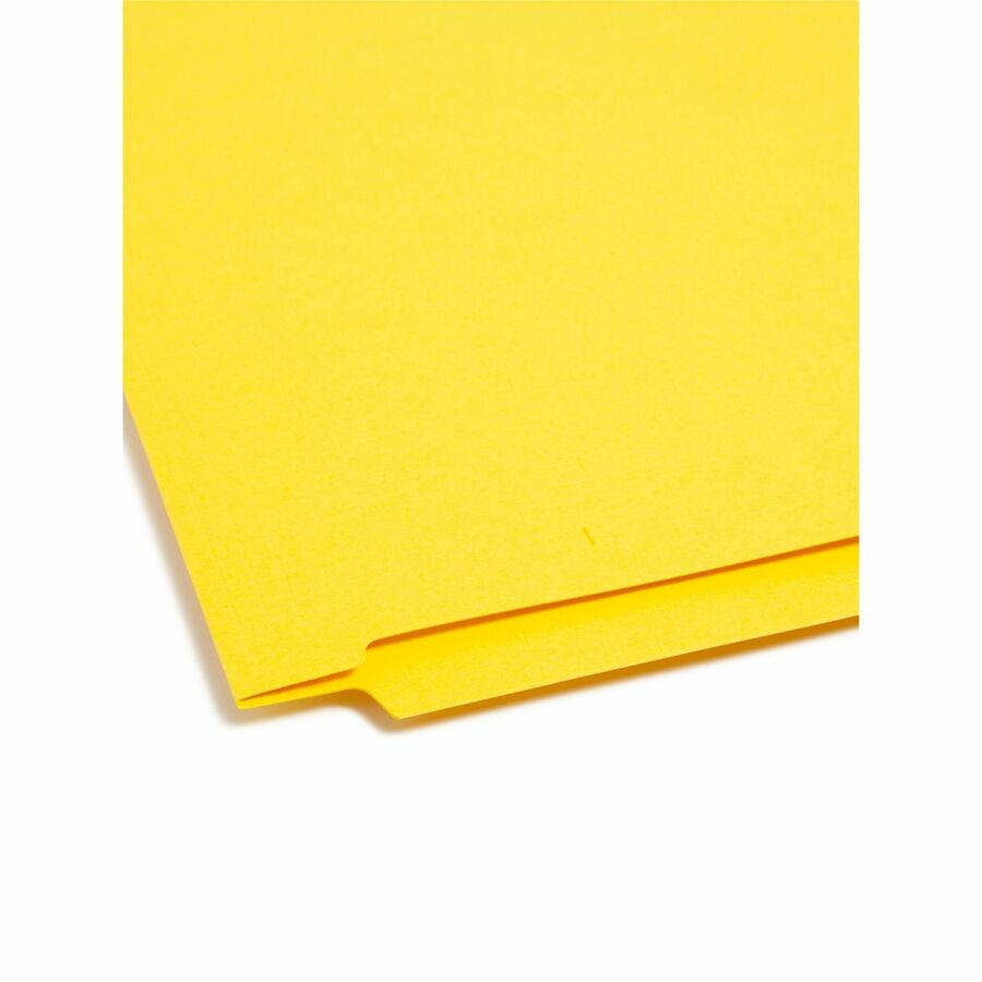 Smead Colored Straight Tab Cut Letter Recycled End Tab File Folder